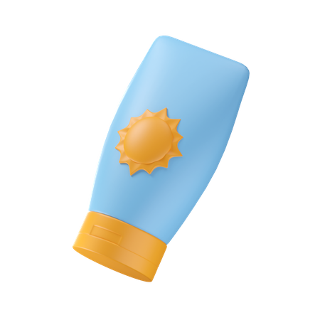 Crème solaire  3D Icon