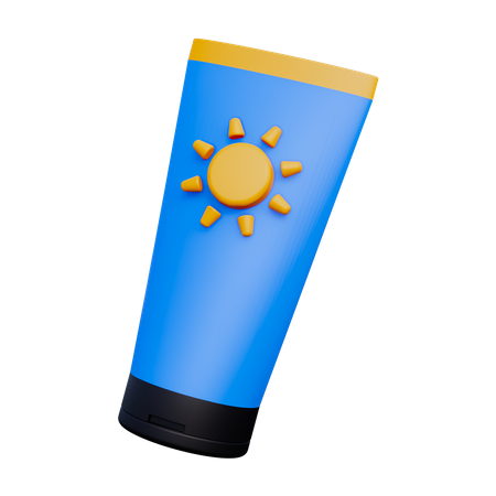 Crème solaire  3D Icon