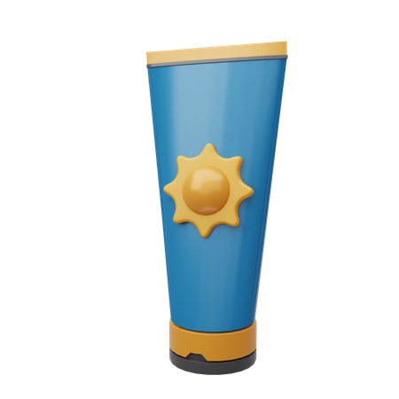 Crème solaire  3D Icon