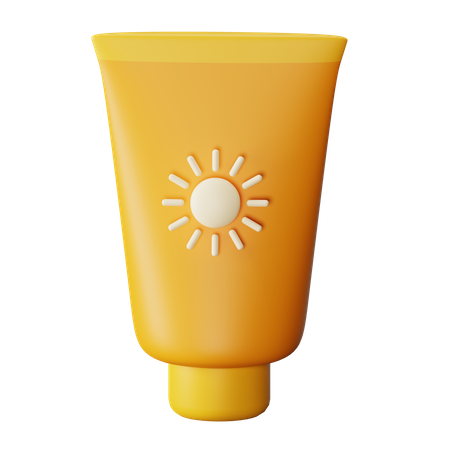 Crème solaire  3D Icon