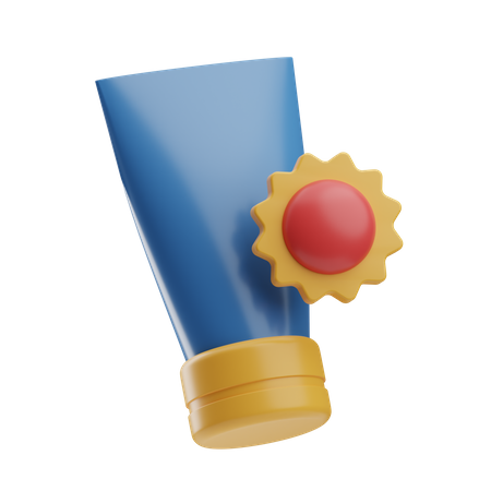 Crème solaire  3D Icon