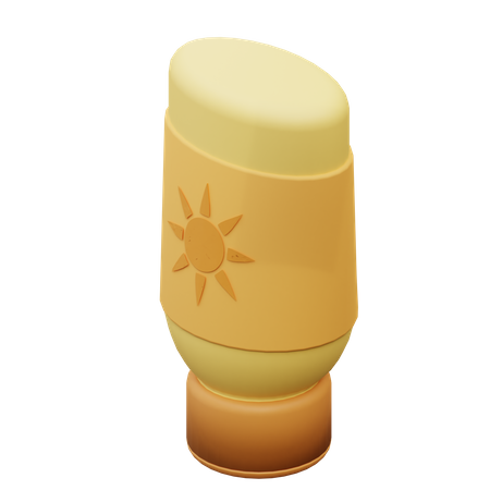 Crème solaire  3D Icon