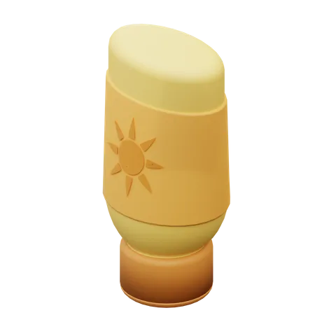 Crème solaire  3D Icon