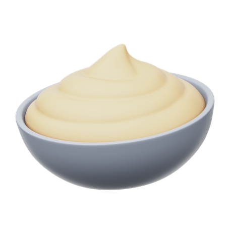 Crème fraîche  3D Icon