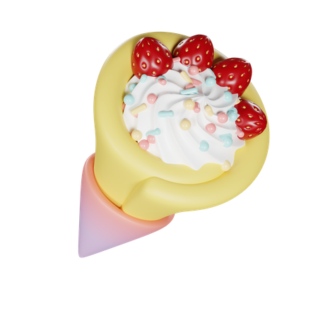 Crepe  3D Icon