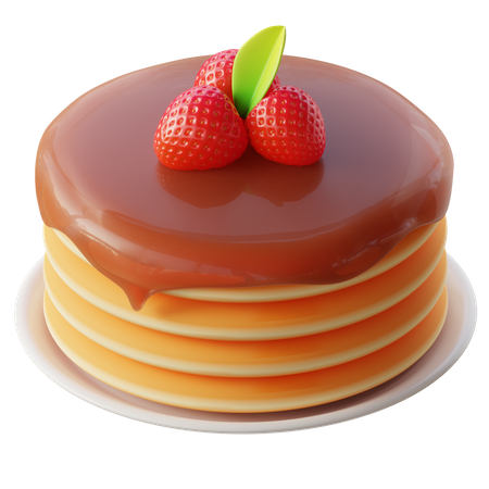 Crêpe  3D Illustration