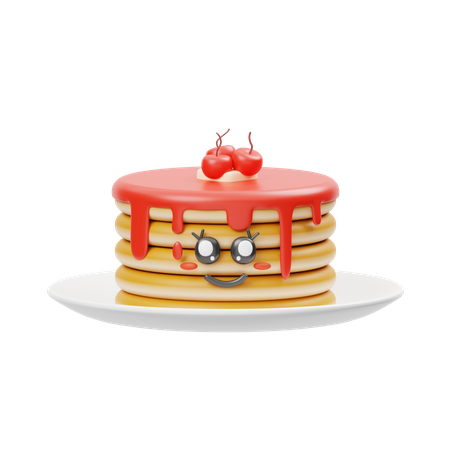 Crêpe  3D Illustration