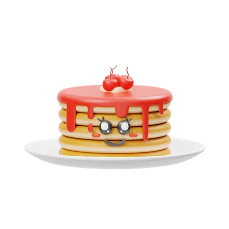 Crêpe  3D Illustration