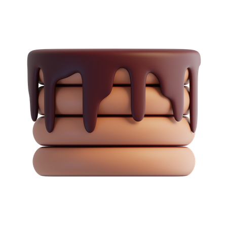 Crêpe au chocolat  3D Icon