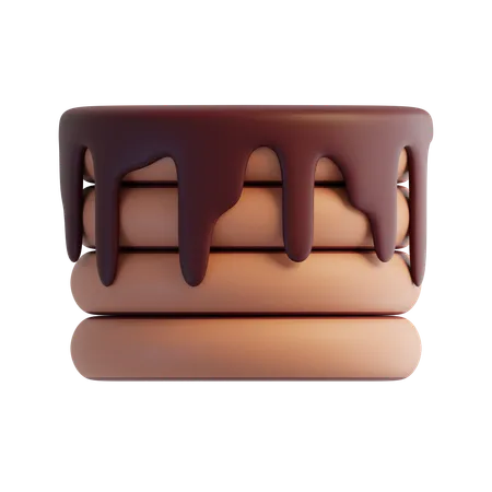 Crêpe au chocolat  3D Icon