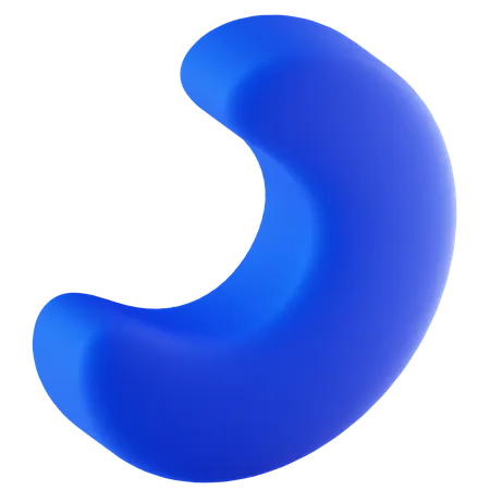 Crescent  3D Icon