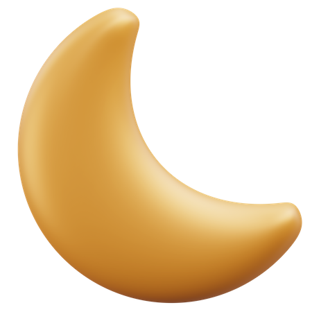 Crescent  3D Icon