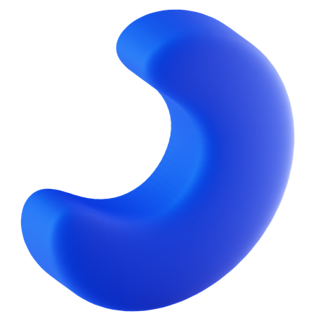 Crescent  3D Icon