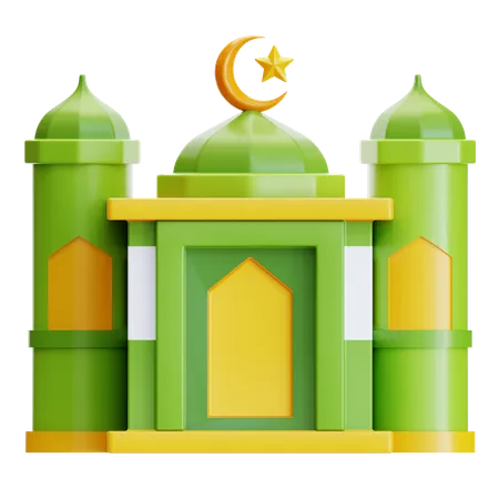 Mosque 3 D Illustration Suitable For Your Projects Related To Islamic Muslim And Ramadan Theme 3D Icon