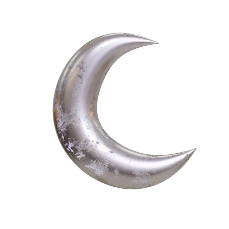 Crescent Moon  3D Icon