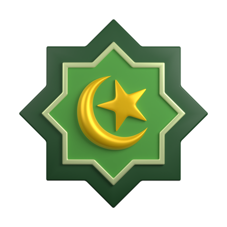 Crescent Moon  3D Icon