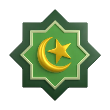 Crescent Moon  3D Icon