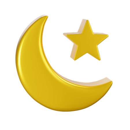 Croissant de lune  3D Icon