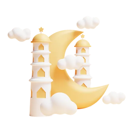 Islamic Ui Concept 3 D Illustration 3D Icon