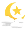 Crescent Moon And Star