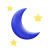 Crescent Moon And Stars