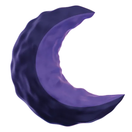 CRESCENT MOON NIGHT  3D Icon