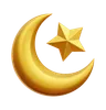 Crescent Moon Star