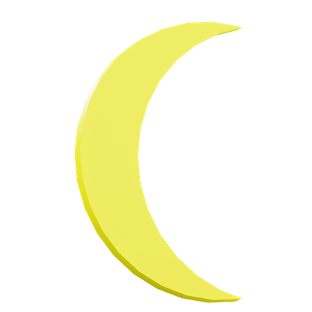 Crescent Shape  3D Icon