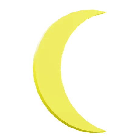 Crescent Shape  3D Icon