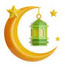 Crescent With Lantern