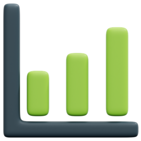Crescimento  3D Icon