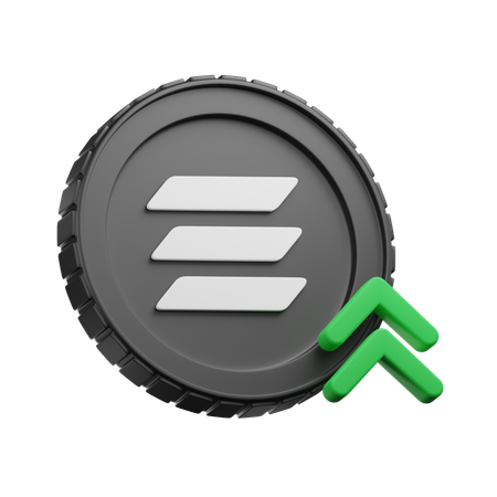 Crescimento de solana  3D Icon