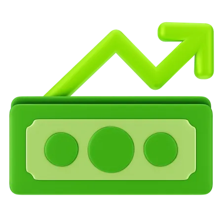 Crescimento do lucro  3D Icon