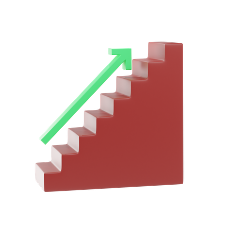 O crescimento do negócio  3D Icon