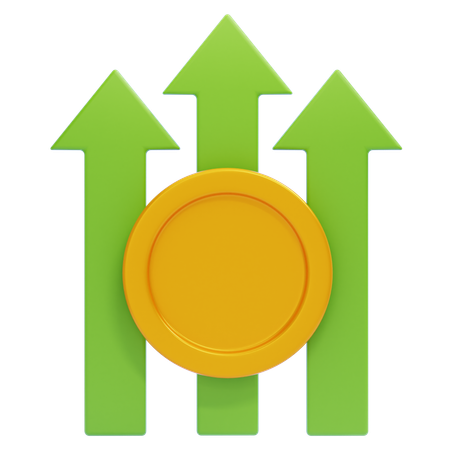 O crescimento do negócio  3D Icon