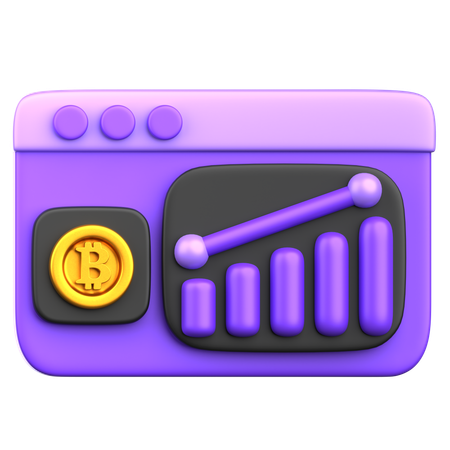 Crescimento Financeiro  3D Icon