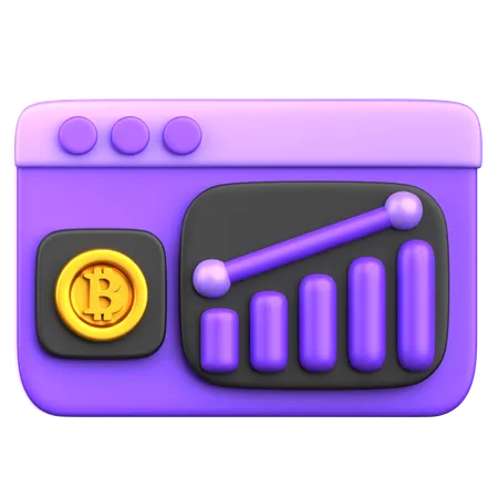 Crescimento Financeiro  3D Icon