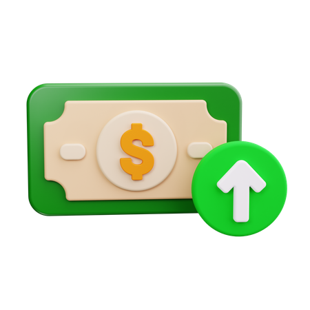 Crescimento financeiro  3D Icon