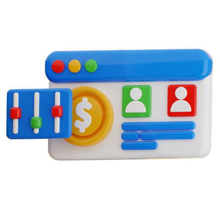 Crescimento Financeiro  3D Icon