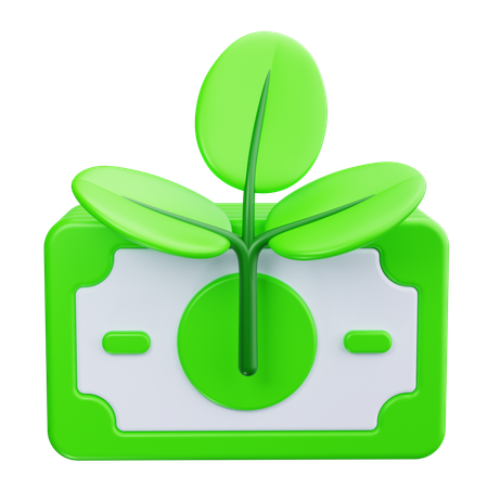 Crescimento Financeiro  3D Icon