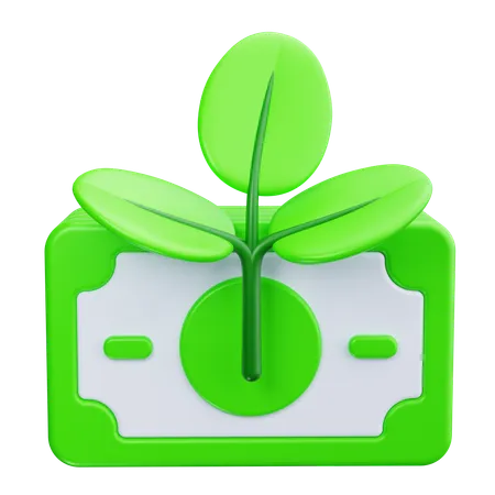 Crescimento Financeiro  3D Icon