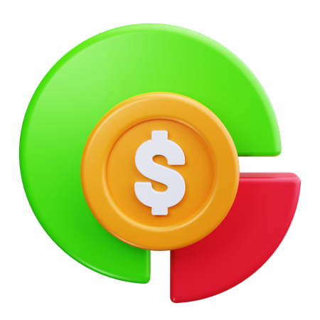 Crescimento Financeiro  3D Icon