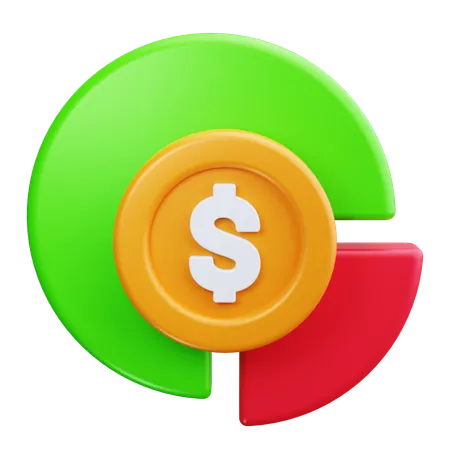 Crescimento Financeiro  3D Icon