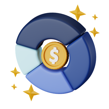 Crescimento financeiro  3D Icon