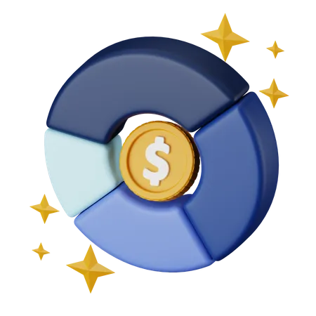 Crescimento financeiro  3D Icon