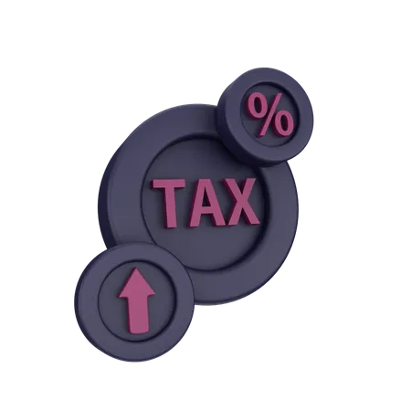 Crescimento fiscal  3D Icon