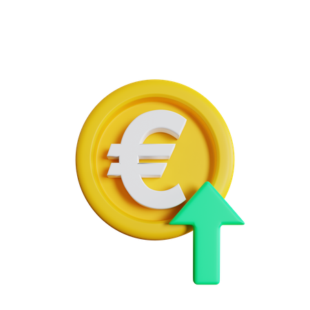 Crescimento monetário  3D Icon
