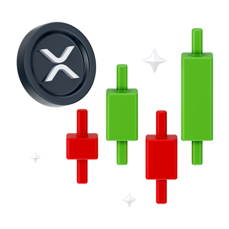 Crescimento ondulado  3D Icon