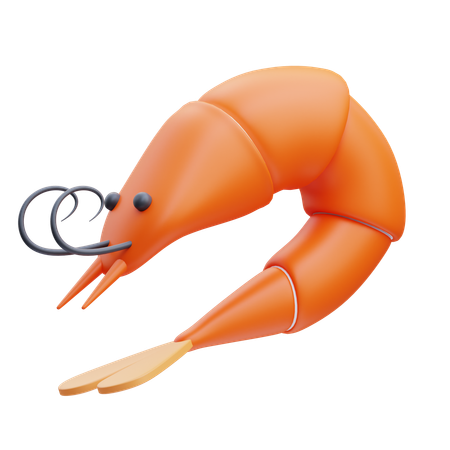 Crevette  3D Icon