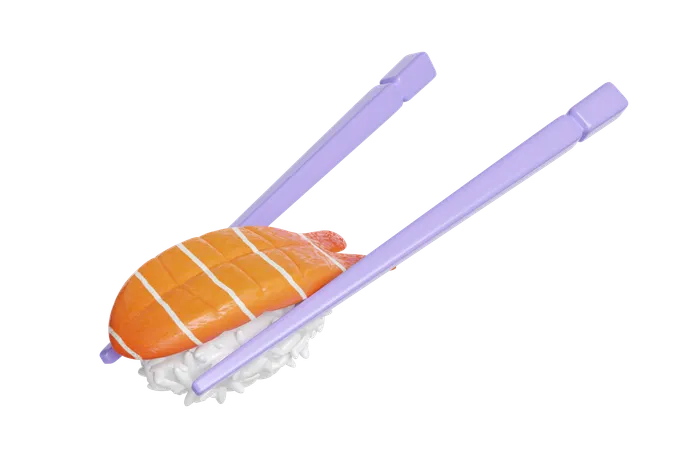 Sushi aux crevettes  3D Icon